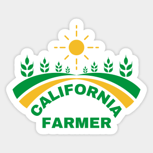 California Farmer Sticker